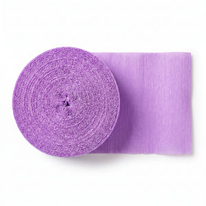 Lavender Crepe Paper Streamers - 81ft
