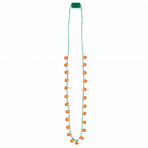 Light-Up Pumpkin Halloween Necklace