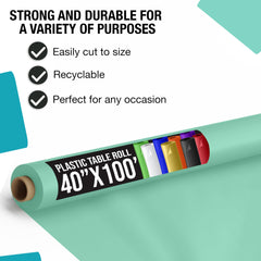 40 In. x 100 Ft. Mint Table Roll | Case of 6