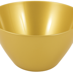 Gold 10 Qt Plastic Serving Bowl for Catering & Events