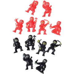 Mini Ninja Figures - 12 Count