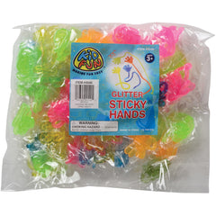 Glitter Sticky Hands/72 Per Pk - 72 Count