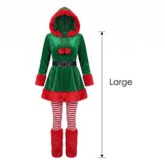 Sassy Elf Christmas Costume - Adult L