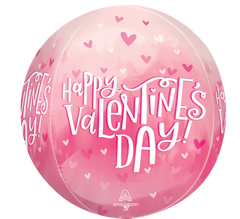 Valentine Pearl Shine Orbz Balloon