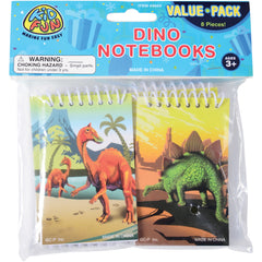 Dino Notebooks/8 Per Pkg - 8 Count