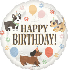 18" Pawesome Birthday Foil Balloon