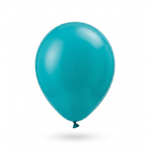 Caribbean Blue 9" Latex Balloons - Pack of 20