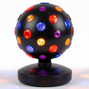 8" Rotating LED Disco Ball for Parties