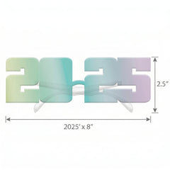 Starlight 2025 Gradient Glasses for New Year's Eve