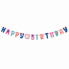 Unicorn Wishes Birthday Banner - Customizable Age
