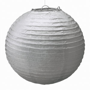 Silver Paper Lantern Party Decoration