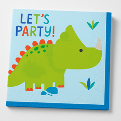Dino Party Luncheon Napkins - 16ct