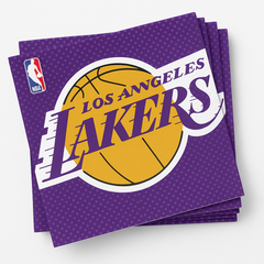 Los Angeles Lakers Lunch Napkins - 16 Pack