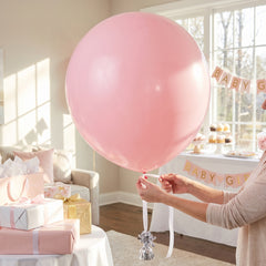New Pink 24" Latex Balloons - 4 Pack