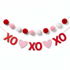 Happy Valentine's Day MDF Banner Set