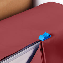 54 In. x 100 Ft. Cut To Size Table Roll | Burgundy | Case of 6