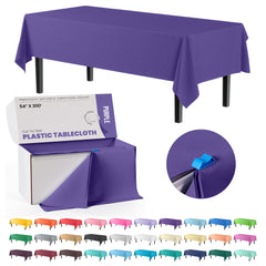 54 In. x 300 Ft. Cut To Size Table Roll | Purple | Case of 4