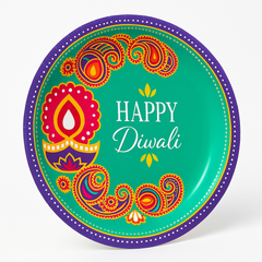 Rangoli Dream 7" Diwali Paper Plates