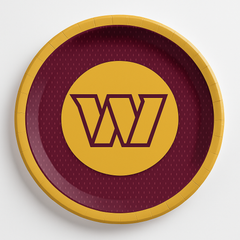 Washington Commanders 9" Round Paper Plates