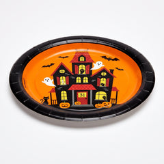 Spooky Friends Halloween 8.5" Round Paper Plates