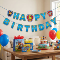 Personalized PAW Patrol Jumbo Birthday Banner