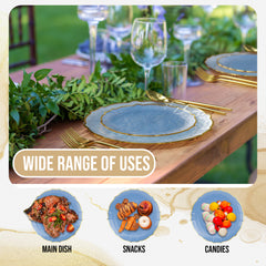 Spring Lake/Gold Petal Plates - Combo Pack 20/20