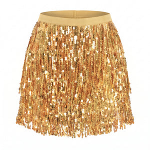 Gold Sparkle Skirt - S/M