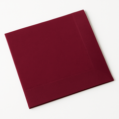 Berry Solid Color Luncheon Napkins
