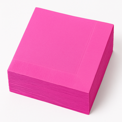 Bright Pink Dinner Napkins
