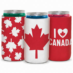 Canada Day Drink Cover Sleeves - Assorted Designs (3-Pack)
