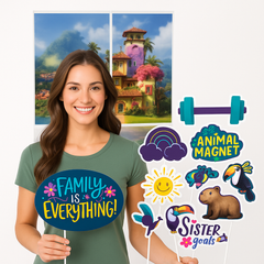 Disney Encanto Scene Setter with Props for Kids' Birthday Party