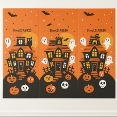 Spooky Friends Halloween Room Roll Scene Setter