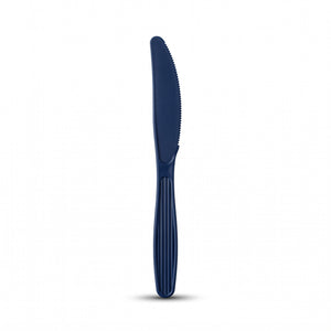 Navy Blue Economy Plastic Knives - 7.5 in.
