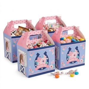 Saddle Up Treat Boxes - Western-Themed Mini Party Favors (8-Pack)