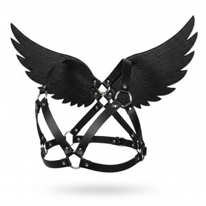 Black Club Wing Harness - Halloween Costume Accessory