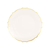 7.5 In. Rose/Gold Petal Plates | 120 Count