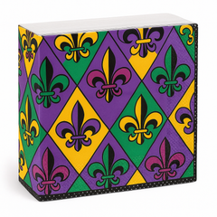 Mardi Gras Fleur-de-Lis Lunch Napkins - 36 Pack