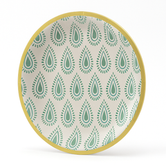Artisan Crafted 6.75" Round Printed Paper Plate