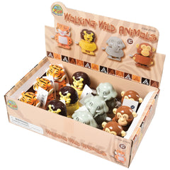 Walking Wild Animals/12 Pc Display - 12 Count
