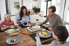 10" Garden Damask Design Plastic Plates (10)