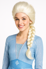 Disney Frozen 2 Elsa Wig with Braided Hair - One Size
