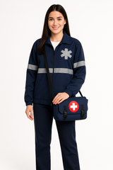 EMT Jacket Costume with Medical Bag - Adult One Size, 2-Piece Set