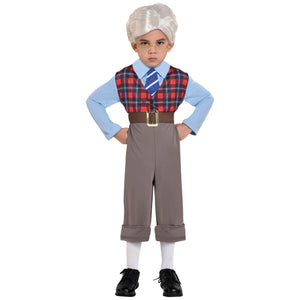 Old Geezer Boy Costume for Kids - Child M (8-10)