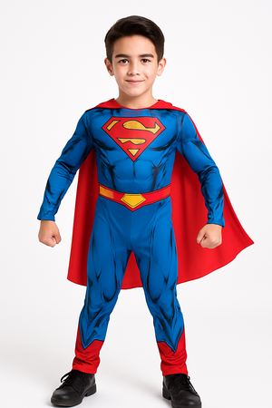 Boys' Classic Superman Halloween Costume - Child S (4-6)