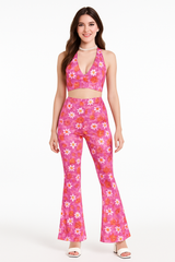 60s Floral Festival Costume Set - S/M