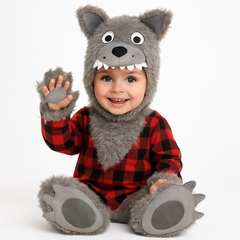 Adorable Baby Wolf Halloween Costume (3-6 Months)