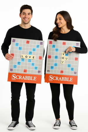 Halloween Scrabble Gameboard Costume - Adult One Size