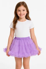 Enchanting Lavender Petticoat for Kids - M/L