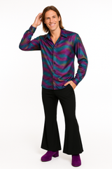 Far Out Men's Bell Bottoms - 1970s Retro Costume Pants