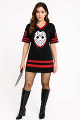 Women's Friday the 13th Miss Voorhees Jersey Dress Halloween Costume